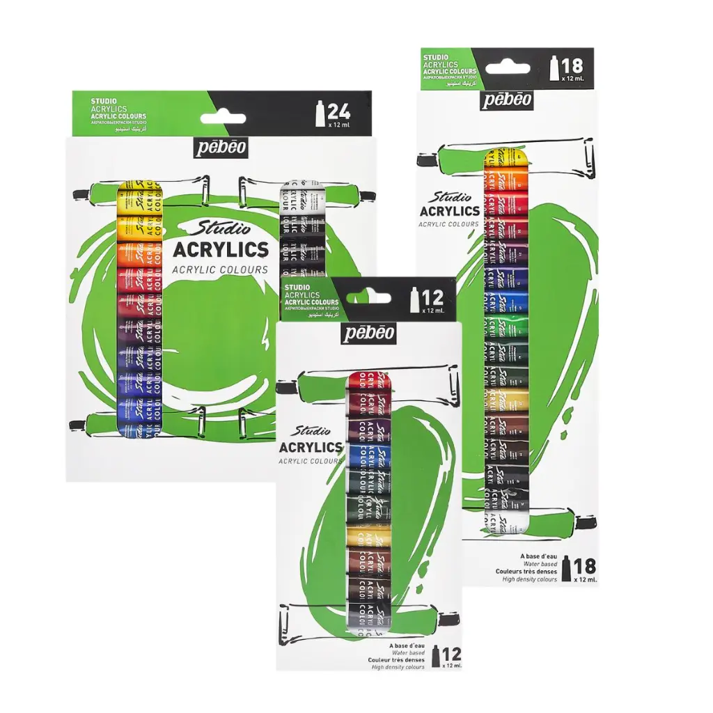 Set Acrilico Pebeo Studio 12ml.webp