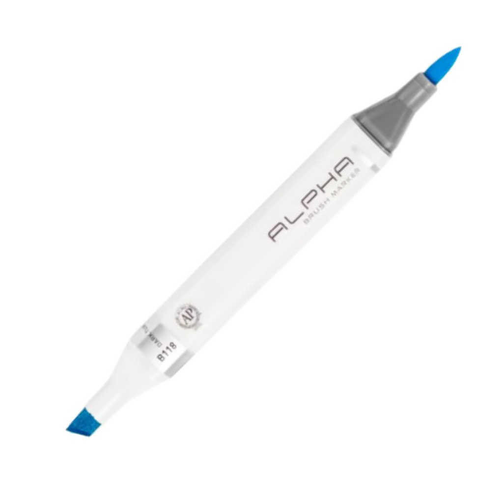 Marcadores Alpha Brush Punta Pincel y Biselada