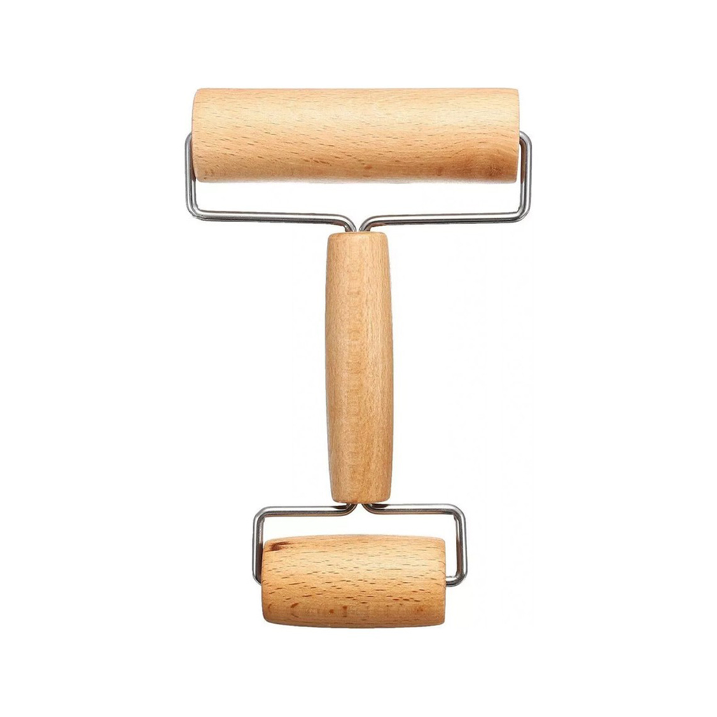 Rodillo doble de Madera para Arcilla Amaco