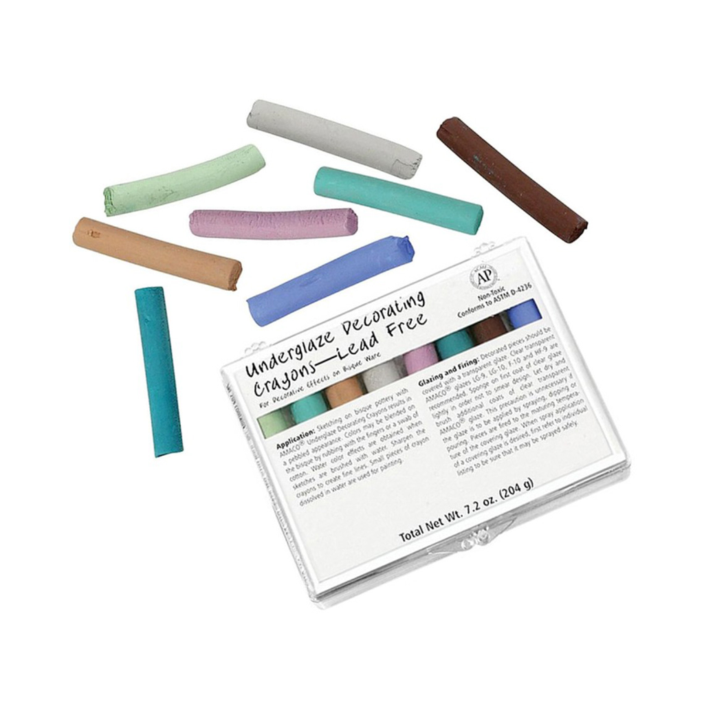 Tizas para Cerámica Amaco Underglaze N°209 Set 8 Colores