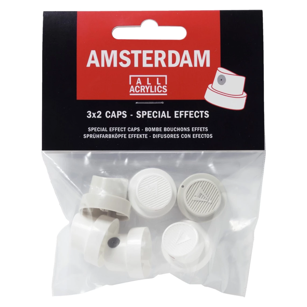 Caps Spray Amsterdam Efectos Set 6 Unidades