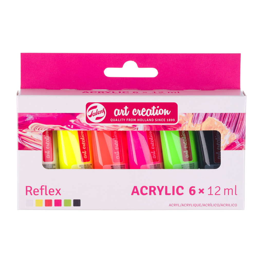 Acrílicos Art Creation Set 6 Colores 12ml Especiales