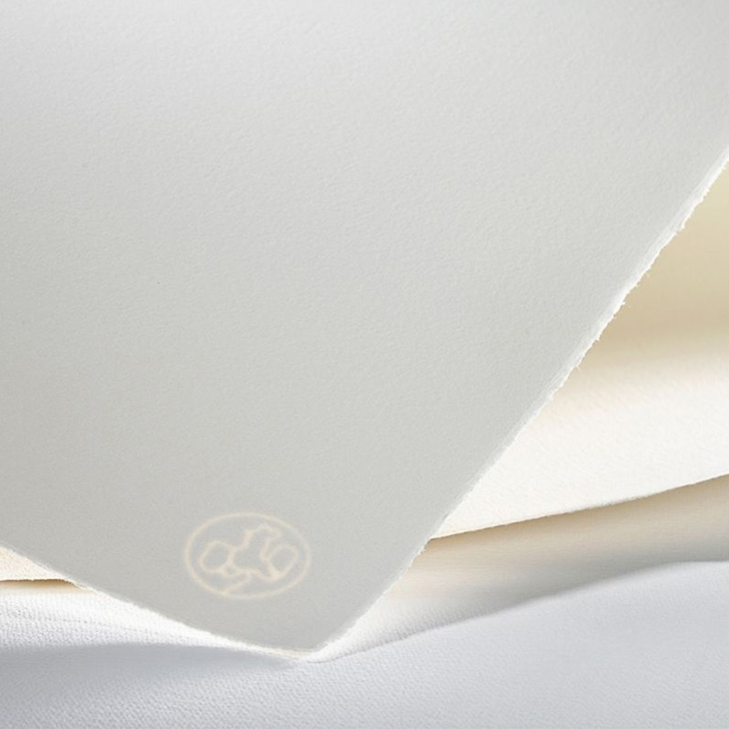 Resma Papel Grabado Hahnemuhle 300gr 100% Algodón 78x106cm Blanco Antiguo 50 Pliegos