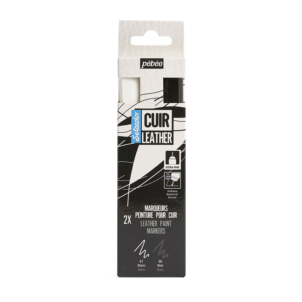 Marcadores de Pintura para Cuero Pebeo Setacolor Sets