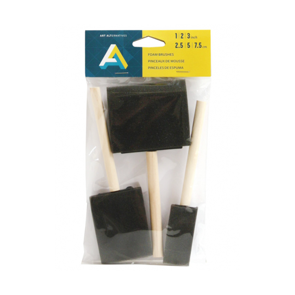 Cepillos de Espuma Art Alternatives Set 3