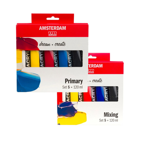 Acrílico Amsterdam Set 5 Colores 120ml