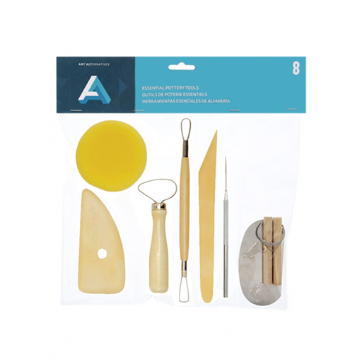 [AA16201] Herramientas Esenciales para Cerámica Art Alternatives Set 8 Piezas