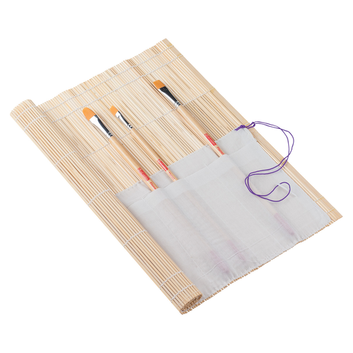 [9059001M] Estuche Bamboo para Pinceles Art Creation