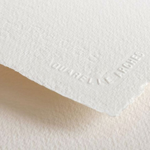 Resma Papel Acuarela Arches 300gr 100% Algodón 56x76 cm 10 Pliegos