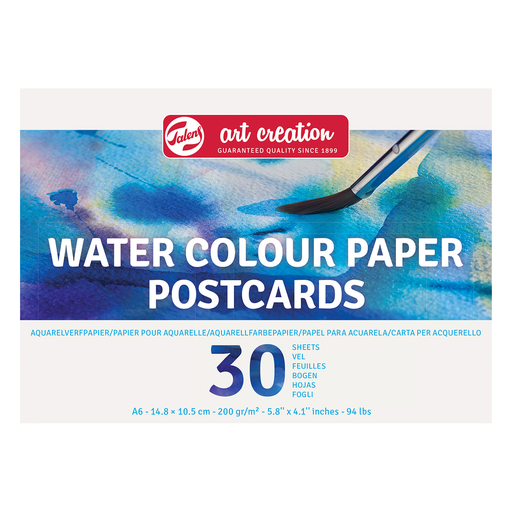[9317009M] Tarjetas Postales de Acuarela Art Creation 200gr A6 30 Hojas