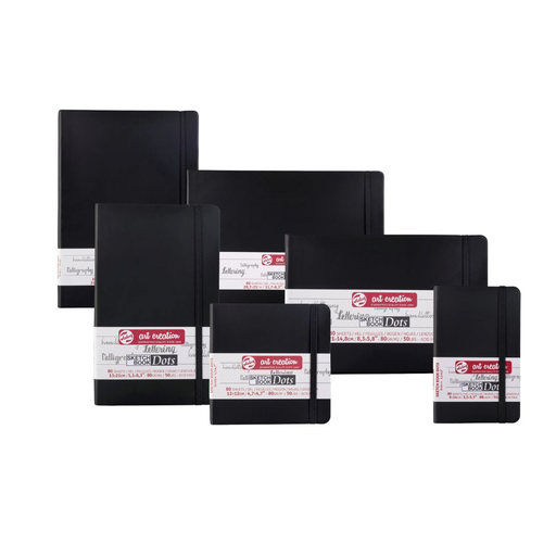 Libreta Sketchbook Art Creation Negra con Puntos 80gr 80 Hojas 