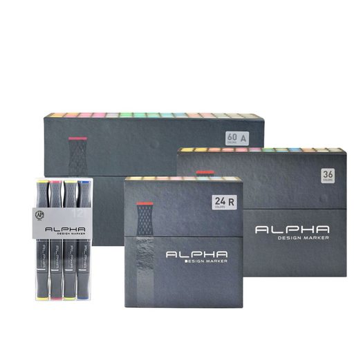 Marcadores Alpha Design Sets