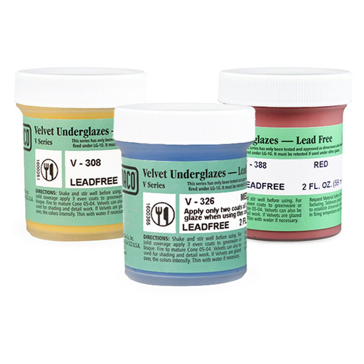Engobes para Cerámica Velvet Underglaze Amaco
